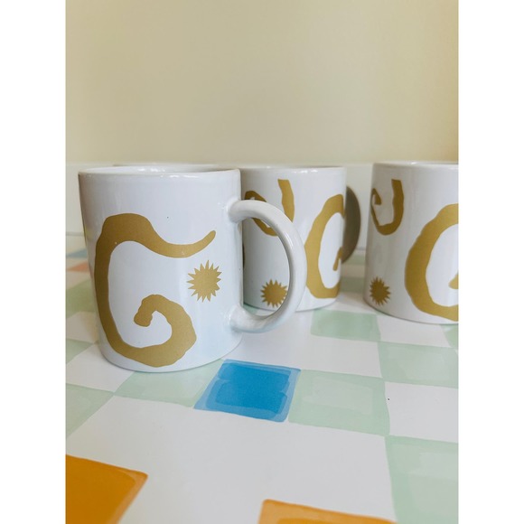 Set of 4 Oscar de la Renta Celestial Mugs - Picture 3 of 7